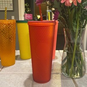 Red Studded Starbucks cup